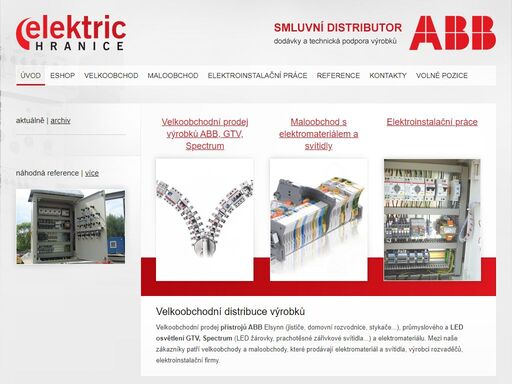 výroba rozvaděčů nn - elektromontážní a elektroinstalační práce - inteligentní domovní elektroinstalace abb  ego-n a další...