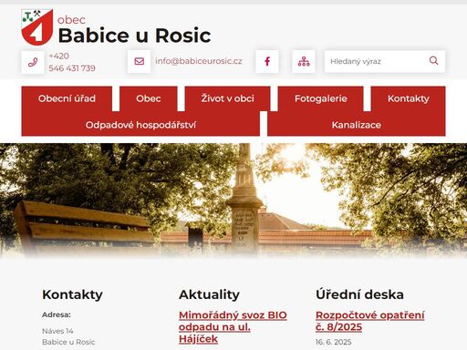 obec babice u rosic