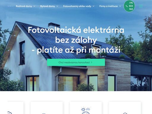 montáž již do 3 týdnů | nejnižší zálohy | dlouhodobý servis | wallbox - nabíjecí stanice | online dohledové centrum | servis fve na 2 roky zdarma