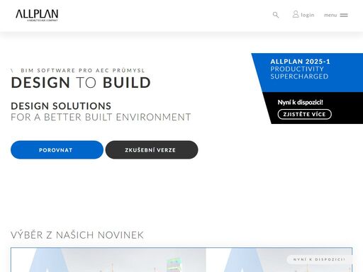 allplan a nemetschek company - nejkomplexnější softwarové bim řešení, které vás propojí s aec trhem