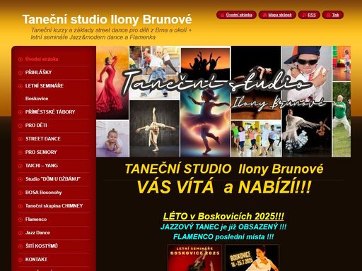 taneční studio zabývající se převážně tanečními a pohybovými aktivitami pro děti z brna a okolí. pořadatel tanečních seminářů jazzového a moderního tance, flamenka, salsy a zumby. šití tanečních kostýmů. sukýnky pro malé parádnice.