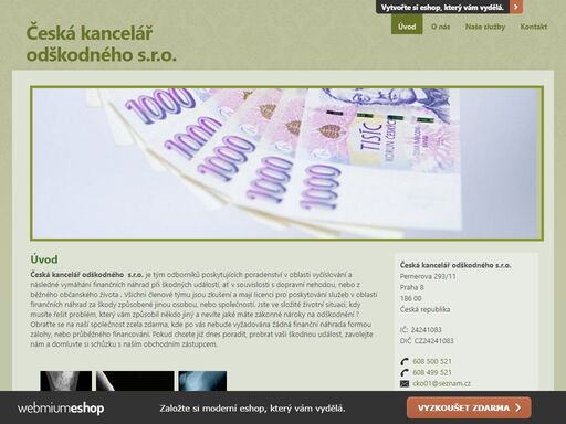 jak vyřešit svůj probém a zdarma.měli jste dopravní nehodu a následkem dopravní nehody je úraz který se vám stal ? nevíte si rady jak postupovat, nevíte si rady jak získat zákonné odškodnění a nevěříte pojišťovně která vám škodu počítá.obraťte se na odborníky .vyřešíme vaši náhlou škodu, budeme vás zastupovat a vymáhat zákonný nárok . volejte : 608 500 521