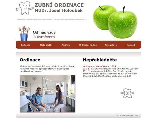 soukromá zubní ordinace v liberci. nabízíme moderní způsoby stomatologické péče zaměřené na prevenci.