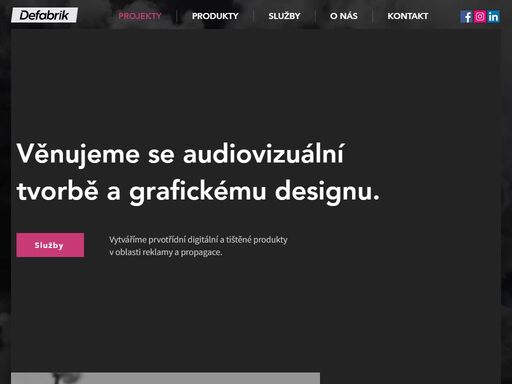 defabrik - reklamní studio. zajišťujeme spolehlivý servis v oblasti reklamy a propagace. vytváříme reklamní kampaně, digitální a tištěné produkty.