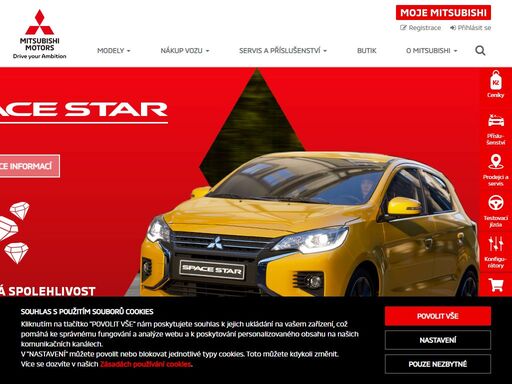 mitsubishi motors česká republika - oficiální web dovozce. nové, skladové, předváděcí a ojeté automobily mitsubishi, konfigurátor, ceníky, autorizovaní prodejci a servisy.