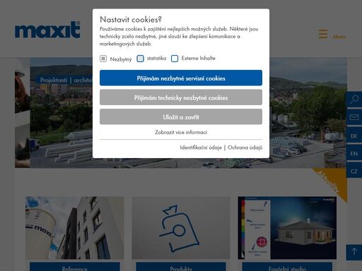 společnost maxit nabízí kvalitní výrobky pro občanské i průmyslové stavby. součástí dodávek je i strojní zařízení a spolu vlastním servisem a v neposlední řadě i poradenství k použití výrobků na stavbách.