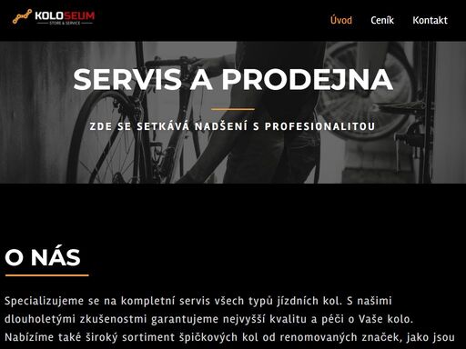 cykloservis koloseum! jsme vaším spolehlivým partnerem pro servis a prodej jízdních kol. s naším týmem zkušených techniků vám zaručujeme profesionální péči o