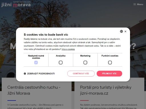 informujeme, propojujeme, prezentujeme… o čem je řeč? o jižní moravě! naplňujeme její turistický potenciál.