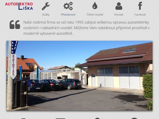 naše rodinná firma se od roku 1995 zabývá veškerou opravou  autoelektriky osobních i nákladních vozidel.