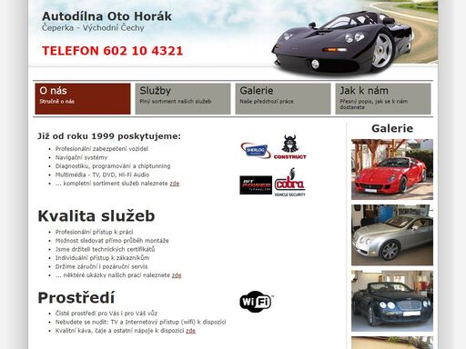 profesionální zabezpečení vozidel a objektů. montujeme autoalarmy, imobilizéry, dálkové startování, hand-free sady, centrální zamykání, el. stahování oken, autohifi apod. lze u nás zajistit autodiagnostiku, české menu do navigace, odkodovani autoradií. východní čechy (pardubice, hradec králové).