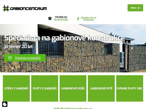 gabiony nás baví více než 15 let. jsme společnost gabioncentrum, s.r.o. a postavili jsme už stovky gabionových konstrukcí.