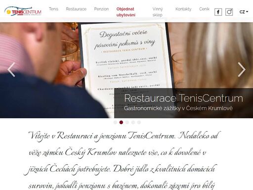 v penzionu a restauraci tenis centrum český krumlov nedaleko zámku naleznete vše, co k dovolené v jižních čechách potřebujete. přijeďte se přesvědčit.