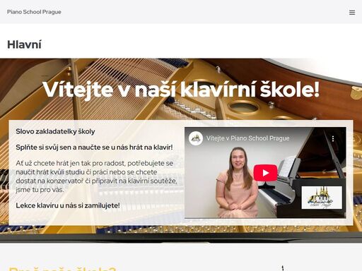 ať už chcete hrát pro radost nebo potřebujete klavírní vzdělání k dalšímu studijnímu či kariérnímu růstu, piano school prague je tu pro vás!