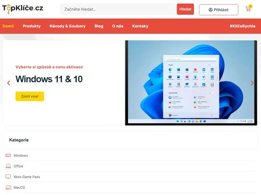 získejte microsoft office, windows nebo xbox game pass za skvělé ceny na topklíče.cz. rychlé doručení, bezpečný nákup a široký výběr.