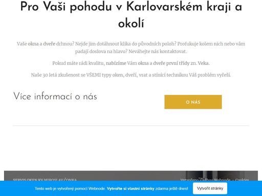 nabízíme okna a dveře třídy a - veka