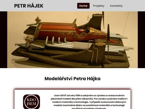 modelářství petra hájka - zakázková výroba modelů všeho druhu