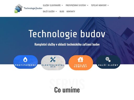 kompletní služby elektroinstalací, měření a regulace, chlazení a klimatizací, vzduchotechniky, kotelen a vytápění, výměníkových stanic, správy budov. instalace, provoz, servis a revize.