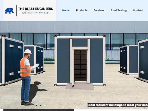 the blast engineers offers blast resistant modules, storage containers for explosive materials and special numerical simulation in the field of blast and impact loads of structures 