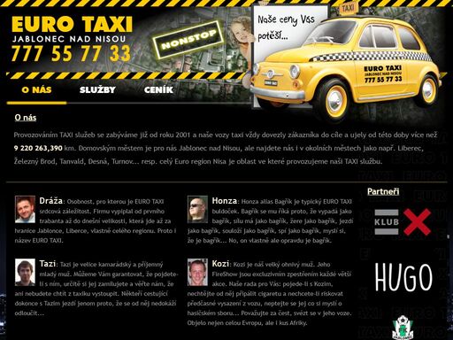 euro taxi jablonec nad nisou - vaše taxi služba v euro regionu nisa. mimo standardních taxi služeb u nás najdete i kurýrní přepravu, odvoz vašeho automobilu naším řidičem a umíme přepravit až 7 pasažerů.