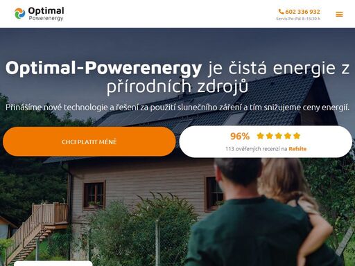 optimal-powerenergy přináší nové technologie a řešení za použití slunečního záření a tím snižujeme ceny energií.