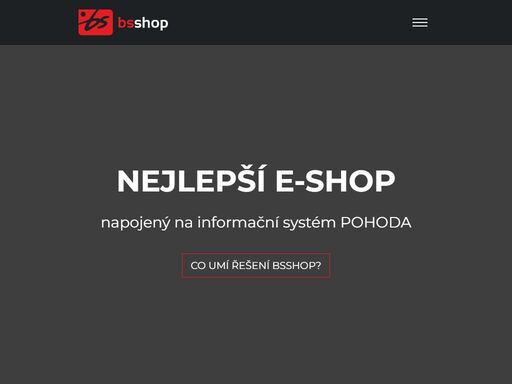 zabýváme se tvorbou eshopů a internetových obchodů online propojených s ekonomickým systémem pohoda.