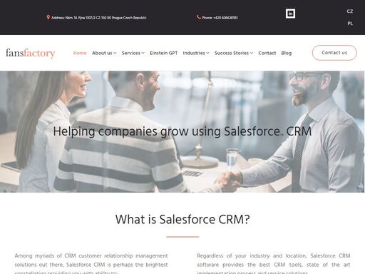 we are salesforce prague located partner providing a-z turnkey implementation including full scale integration and ongoing support afterwards.