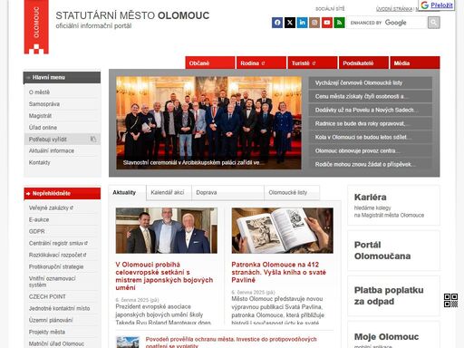 oficiální informační portál statutárního města olomouce.