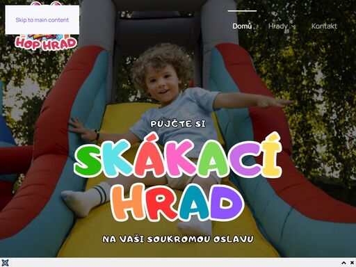 hop hrad je půjčovna skákacích hradů pro děti se sídlem v liberci. půjčte si skákací hrad na vaši akci a udělejte dětem nezapomenutelný zážitek.
