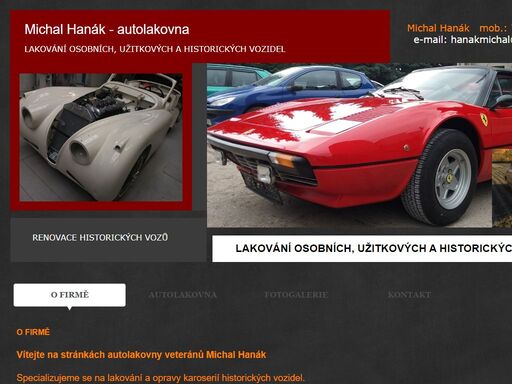 michal hanák - autolakovna