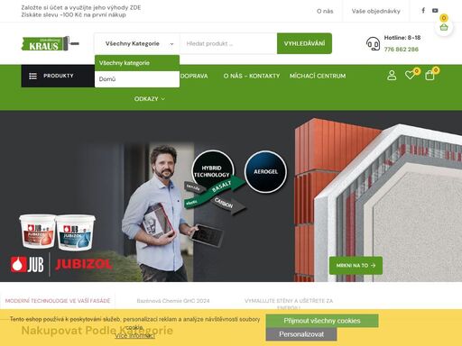 nabízíme stavební materiály značek jub, quick-mix, balterio, ghc, schomburg, guttashop. našim zákazníkům poskytujeme poradenství zdarma barvy mícháme na počkání