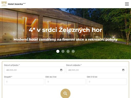 moderní hotel zaměřený na firemní akce a rekreační pobyty.