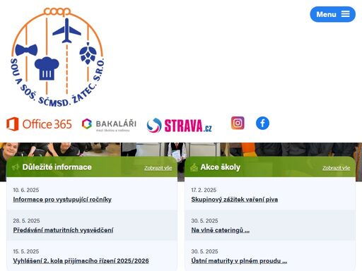 prohlédněte si oficiální web naší školy a sledujte aktuální důležité informace.
