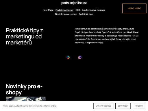 praktické tipy a rady pro firmy, freelancery i marketéry o online podnikání 
od marketérů.