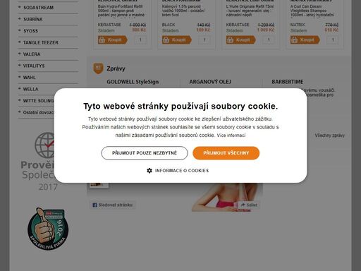 hair cosmetics - profesionální vlasová kosmetika, kadeřnické potřeby a vše pro vlasy
