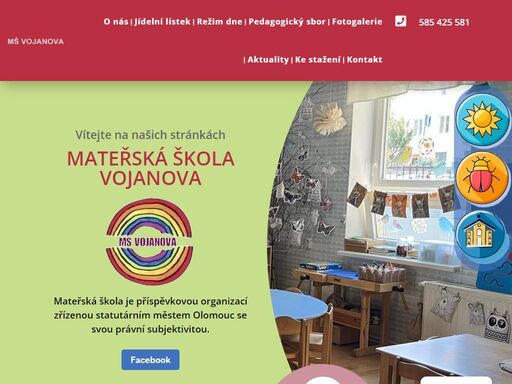 mateřská škola vojanova v olomouci nabízí bezpečné a krásné prostředí, kde se vaše dítě bude cítit jako doma. zajišťujeme kvalitní předškolní vzdělání s důrazem na individuální přístup.