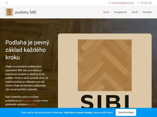 podlaha je pevný základ každého kroku