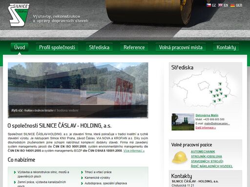 www.silnicecaslav.cz