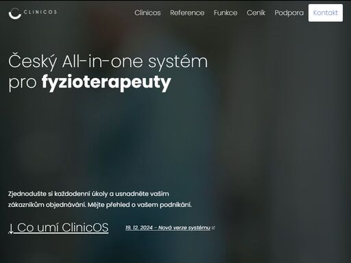 clinicos je inovativní all-in-one rezervační systém navržený pro efektivní řízení procesů v plastické chirurgii, estetické medicíně, rehabilitaci, fyzioterapii a masážních službách. naše řešení zjednodušuje správu a organizaci, umožňuje lepší koordinaci péče a zvyšuje spokojenost klientů či pacient.