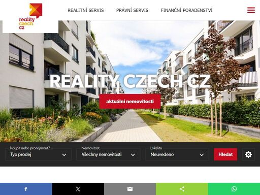každý den stovky nových nemovitostí, reality. nemovitosti na prodej či pronájem v každém místě. přehledný katalog realit.