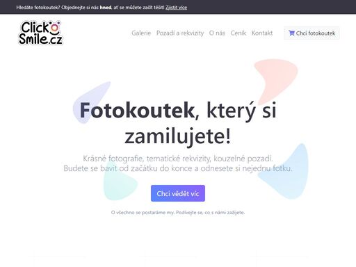 fotobudka a fotky vytištěné během několika sekund!