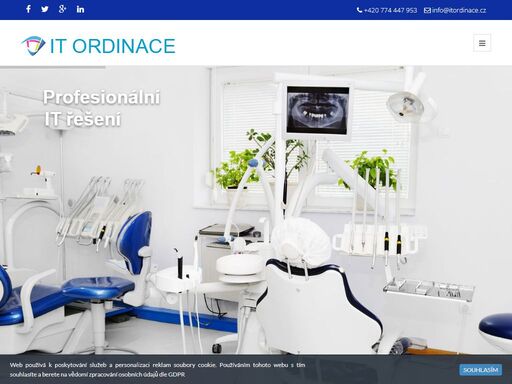 it a zasíťování přístrojů pro zubní ordinace, ordinace stomatologie a implantologie. připojení rengenů, ct a zálohovacích serverů.