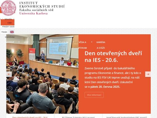 fakulta sociálních věd univerzity karlovy v praze je druhou nejmladší fakultou univerzity karlovy v praze. v současné době na ni studuje více než 4000 studentů.