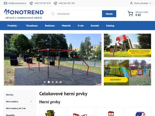 výroba certifikovaných dětských a workoutových hřišť. nabízíme návrhy, výrobu, prodej a instalaci dětských a workout hřišť s kvalitními celokovovými herními prvky pro školky, školy, obce, města i pro soukromá dětská hřiště. vyrábíme z kovu, nerezu a hdpe plastu.