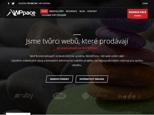 zajistíme kompletní administraci vašeho projektu na nejpopulárnějším nástroji pro správu obsahu. nejdůležitější není web vytvořit, ale dovést jej k úspěchu.