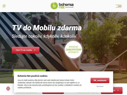 přední poskytovatel telekomunikačních služeb (kabelová televize, internet, mobilní služby, zabezpečení, web kamery apod.) v karlovarském kraji a okolí