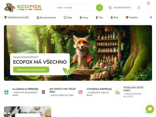 péče o tělo, zdraví a krásu. to vše cestou udržitelnosti a přírodních výrobků. naše produkty jsou vhodné pro tebe i celou tvoji rodinu. to je ecofox!