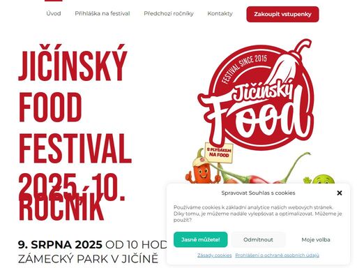 v sobotu 12. 8. 2023 se v prostorech zámeckého parku v jičíně uskuteční jičínský food festival již po osmé. po úspěšném absolvování předchozích ročníků se všichni milovníci dobrého jídla i lahodných nápojů mohou opět těšit na nevšední gastronomické zážitky.
