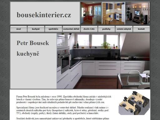 b - interiér, návrhy a výroba kuchyní na míru. vestavěné skříně, koupelnový a jiný nábytek.