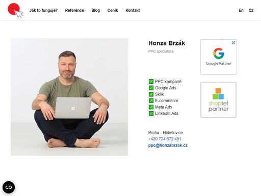 jsem ppc specialista na volné noze. vytvořím pro vás ziskové online kampaně v systémech google ads, sklik a meta ads.