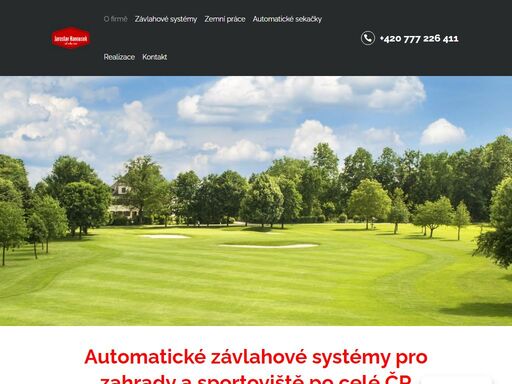 automatické závlahové systémy pro zahrady. nabízíme komplexní automatické závlahové systém pro zahrady a sportoviště v náchodě a okolí.